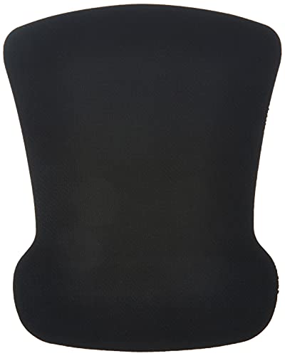 Amazon Basics Gel Computer Mouse Pad with Wrist Support Rest - Black