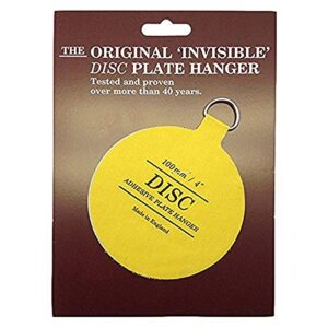 flatiron disc invisible plate hanger, 4-inch – set 2