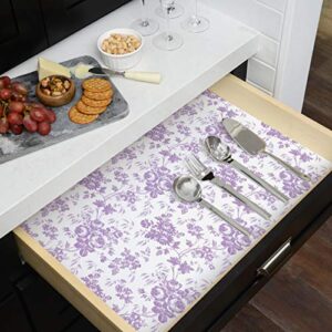 Con-Tact Brand Creative Covering, 18-Inches by 9-Feet, Toile Lavender Self-Adhesive Vinyl Drawer and Shelf Liner, x 9'