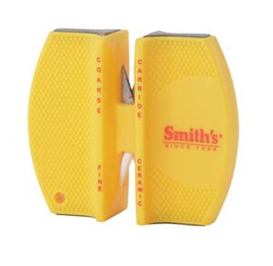 smith’s ccks 2-step knife sharpener , yellow