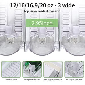 qiwip Assembly-Free Soda Can Organizer for Refrigerator - Fancy Christmas Crew Socks for Women & Men