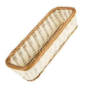 UPKOCH 3 pcs Baskets Drawer Chocolate Holder Kitchen Drainer Utensil S Flatware Storage Seagrass Rattan Plate Container Basket Cube Organizer Farmhouse Rustic Hyacinth Forks Silverware