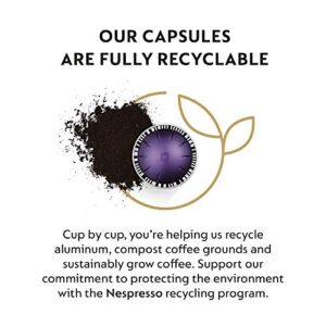 Nespresso Capsules VertuoLine, Espresso, Bold Variety Pack, Medium and Dark Roast Espresso Coffee, 40 Count Coffee Pods, Brews 1.35 Ounce (VERTUOLINE ONLY)
