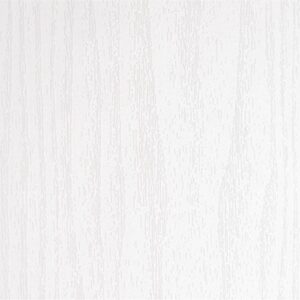 REDODECO Adhesive Wood Grain Paper Peel and Stick Furniture Stickers Wallpaper Cabinets Wardrobe Shelf Liners,15.8inch by 98inch (White)