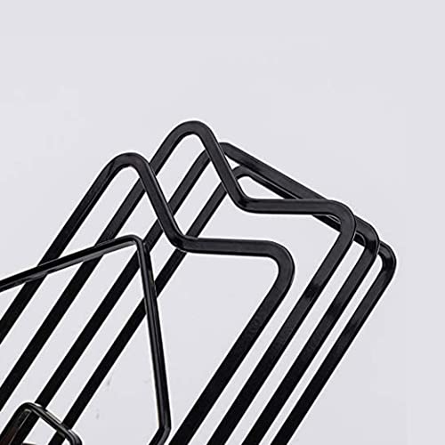 Eioflia Cutting Board Rack Holder,Chopping Board Organizer Stand Kitchen Pot Pan Lids Rack Organizer Flat Steel (Black) Chopping Board Rack, Pot Pan Lid Holder,Cutting Board Organiser, Stand