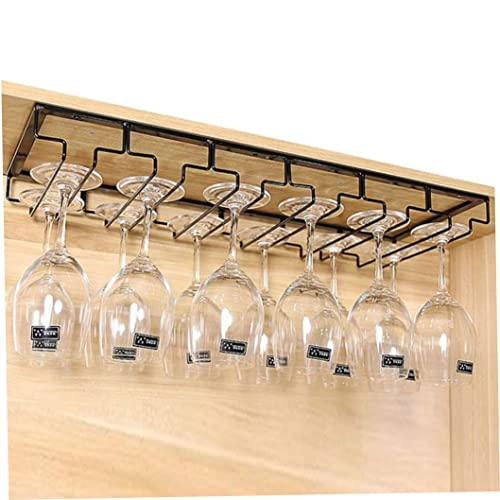 Wine Glass Rack Wall Mounted Wine Cup Display Storage Hanger Iron Stemware Racks Wine Glass Rack,Wine Glass Rack,stemware Rack Under Cabinet,Hanging Wine Glass Shelf,Wine Cup Rack Wall