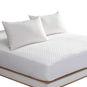 King Size Waterproof Mattress Protector Bamboo Cooling Fitted Mattress Pad Cover with Deep Pocket Up to 18''