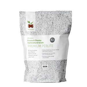 xgarden 8 quarts horticultural grade premium perlite – coarse and chunky