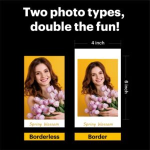 KODAK Dock Plus 4PASS Instant Photo Printer (4x6) + 90 Sheets Bundle