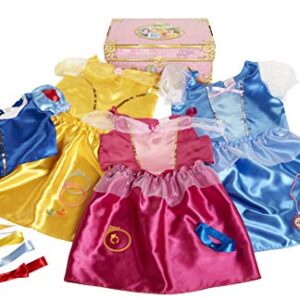 Disney Princess Dress Up Trunk Deluxe 21 Piece Officially Licensed [Amazon Exclusive]