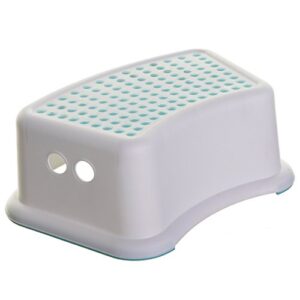 dreambaby step stool aqua dots, toddler potty training aid with non slip base – model l672