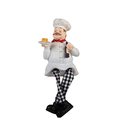 Chef Kitchen Décor Shelf Sitters with Long Legs - Wine