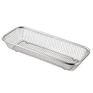 doitool mesh silverware tray for drawer, tableware utensil and cutlery drawer organizer, small flatware tray organizer for kitchen, office, bathroom supplies (silver)