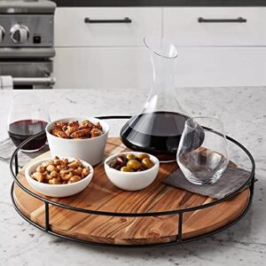 Member's Mark Acacia Wood Modern Farmhouse Lazy Susan