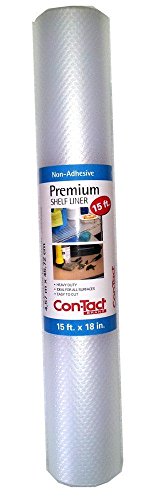 Contact Premium Non-Adhesive Shelf Liner 15 Ft. - Bundle (2 Packs - 30 Total Ft.)