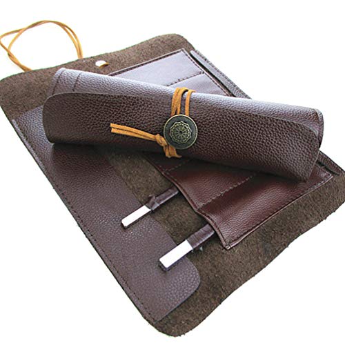 ifundom Roll, Canvas Roll Bag for Chefs, Portable Travel Tool Roll Bag, for Culinary Student, Professional Chef for Men Women for Meat Cleaver