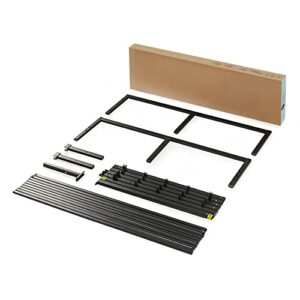Best Price Mattress 14 Inch Metal Platform Beds w/ Heavy Duty Steel Slat Mattress Foundation (No Box Spring Needed), Black