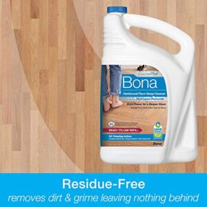 Bona PowerPlus Hardwood Floor Deep Cleaner Refill, Oxygenated Formula, 128 Fl Oz