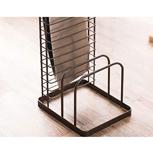 DRNKS Lid Rack Wrought Iron Kitchen Cutting Board Rack Shelf Pot Cover Rack Kitchen Knife Rack Cutting Board Rack Chopping Board Rack Applicable to kitchen stove