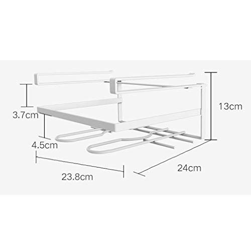 DRNKS Pot Rack Pan Lid Storage Rack Free Punching Board Rack Kitchen Sticky Plate Rack Door Back Type Chopping Board Rack to Put Pot Lid Shelf Applicable to kitchen stove