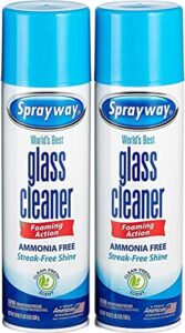 sprayway, glass cleaner, 19 oz cans, pack of 2