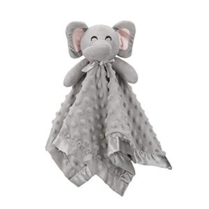 pro goleem elephant security blanket soft baby lovey unisex lovie baby gifts for newborn boys and girls baby snuggle toy baby elephant stuffed animal grey 16 inch