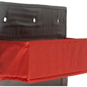 Household Essentials 2169-1 Over-the- Over-the-Door Organizer, Red