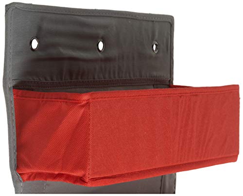 Household Essentials 2169-1 Over-the- Over-the-Door Organizer, Red