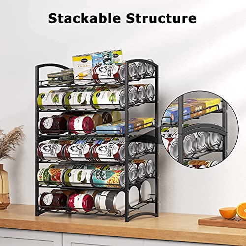 Can Rack Organizer, 3-Tier Stackable Can Holder Dispenser for Kitchen Pantry or Cabinet Organization and Storage Holds up to 36 Cans by STEELGEAR- SGCR01D, Bronze