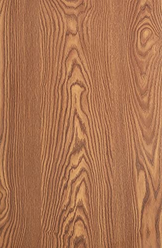 Self Adhesive Vinyl Rustic Oak Wood Contact Paper for Kitchen Cabinets Pantry Shelves Table Desk Cupboard Countertop Furniture Walls Decal 15.7x117 Inches