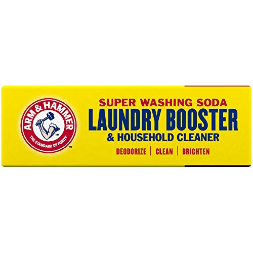 Arm & Hammer Super Washing Soda Detergent Booster & Household Cleaner, 55oz.