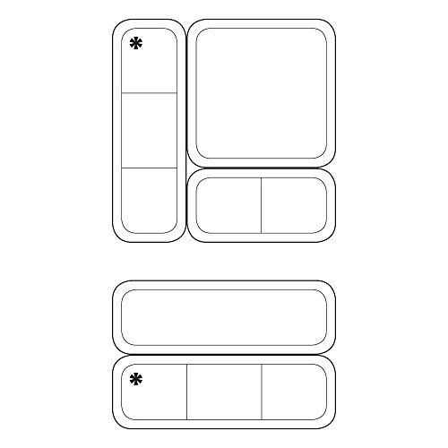 InterDesign Clarity Bathroom Interlocking Divided Drawer Organizer for Cosmetics, Beauty Products, Hair Accessories, Clear, X-Large, 12-inch x 4-inch x 3-inch