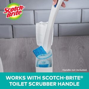 Scotch-Brite Disposable Toilet Scrubber Refills, Removes Rust & Hard Water Stains, 10 Disposable Refills