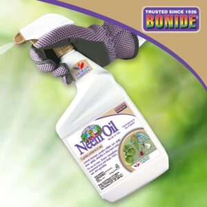 Bonide Captain Jack's Neem Oil, 32 oz Ready-to-Use Spray, Multi-Purpose Fungicide, Insecticide and Miticide for Organic Gardening