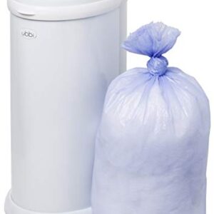 Ubbi Disposable Diaper Pail Plastic Bags, Value Pack, 75 Count, 13-Gallon Bags