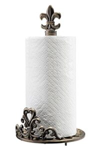 fleur de lis paper towel holder