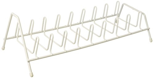 Homebasix JI-39W-3L Lid Storage Rack 4-3/4" x 13" x 5-3/4", White