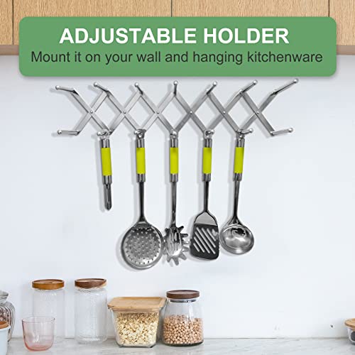 Pot Lid Organizer, Pot and Pan Organizers Rack-kitchen Cabinet Organizers and Storage, Stainless Steel Kitchen Organizer Rack Holder Shelves, 6 Slots for Storage of Skillets Frying or Sauce Pans