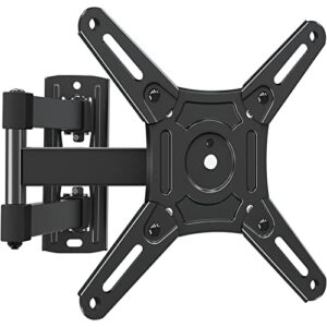 elived full motion tv monitor wall mount for most 14-42 inch led lcd flat screen tvs & monitors, swivels tilts extension rotation, max vesa 200x200mm, up to 33 lbs.