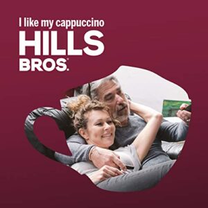 Hills Bros. Instant Cappuccino Mix, English Toffee Cappuccino Mix - Easy to Use and Convenient - Frothy, Decadent Cappuccino with a Buttery Toffee Flavor (16 Ounces, Pack of 1)