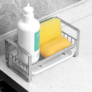 vastland Sponge Holder for Kitchen Sink, Sink Caddy - Kitchen Organizer for Dish Sponge,Soap,Brush and More