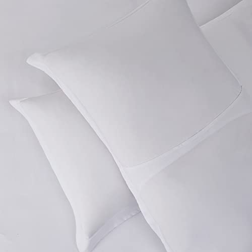 Nestl White Duvet Cover Queen Size - Soft Queen Duvet Cover Set, 3 Piece Double Brushed Queen Size Duvet Covers with Button Closure, 1 Duvet Cover 90x90 inches and 2 Pillow Shams