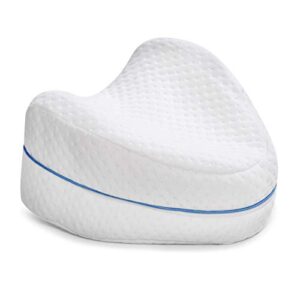 contour legacy leg & knee foam support pillow – soothing pain relief for sciatica, back, hips, knees, joints – as seen on tv
