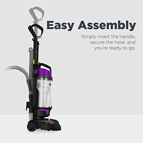 eureka NEU182B PowerSpeed Bagless Upright Vacuum Cleaner, Lite, Purple