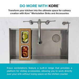 Kraus KSC-1001BB Kore Serving Bowl Workstation Sink, 2
