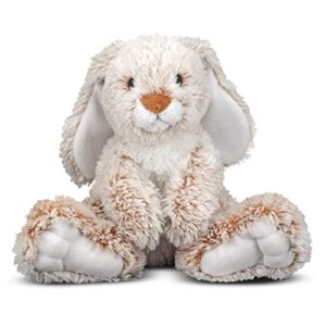 melissa & doug burrow bunny rabbit stuffed animal (9 inches)