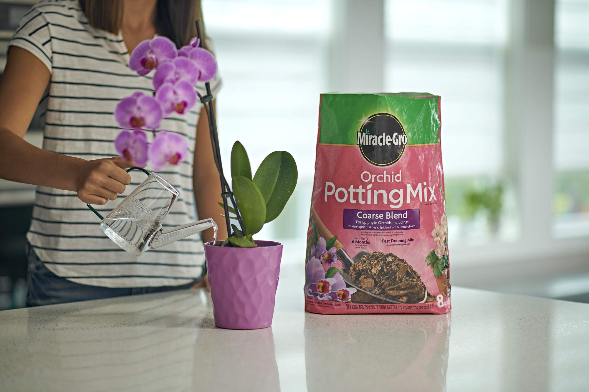 Miracle-Gro Orchid Potting Mix Coarse Blend, 8 qt.