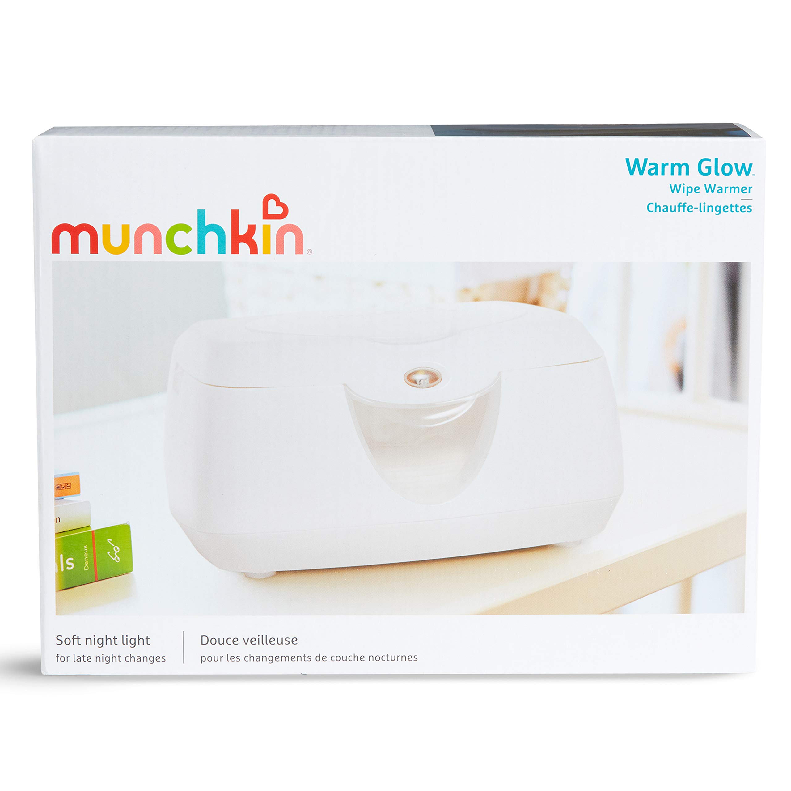 Munchkin Warm Glow Wipe Warmer, White