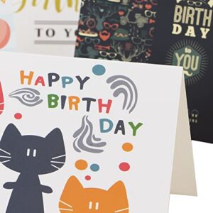 Mr. Pen- Birthday Cards, 20 Pack, Birthday Cards with Envelopes, Blank Inside Birthday Cards, Assorted Birthday Cards, Happy Birthday Cards Bulk, Birthday Card Assortment, Box of Birthday Cards