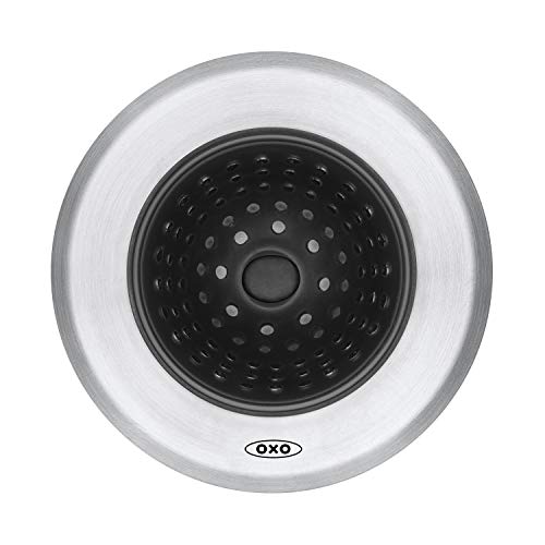 OXO Good Grips Silicone Sink Strainer, Black